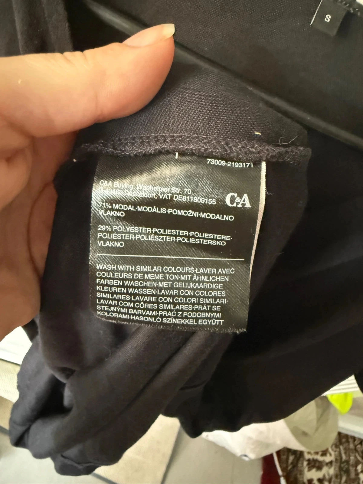 Vestido de verão preto c&a Tamanho 36 em perfeito estado – photo 5